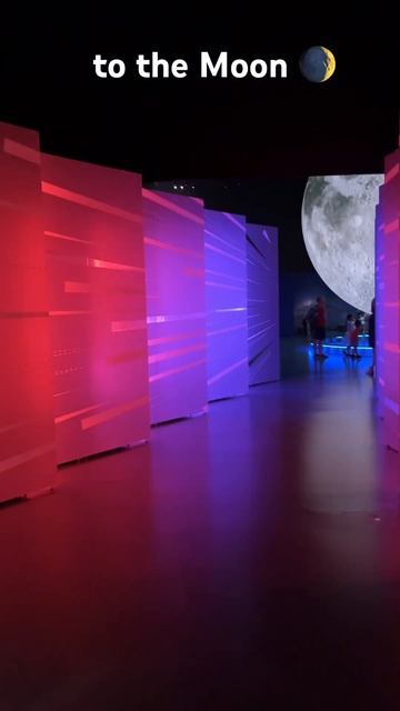 Выставка на Луну  #австралия #луна #moon #музей #влог #vlog #выставка #космос #shorts