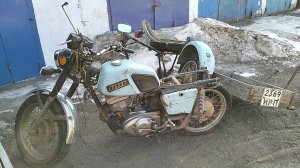 Иж Планета 5 1993г ЛОХМАТАЯ часть 2