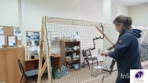 Как сделать распятновку сети? Разметка маск-сети. Намечаю пятна.