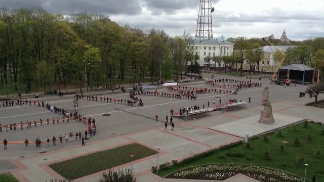 Рекордная акция Энергия Победы в Смоленске смотреть онлайн