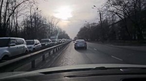 Нижний Новгород, Московское шоссе, извечная пробка. 3 апреля 2024 г