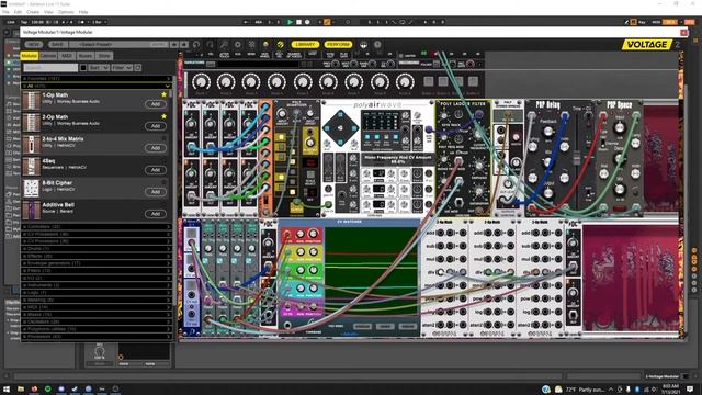 Routing Polyphony with Nonuniform Polyphony Bundle in Voltage Modular
