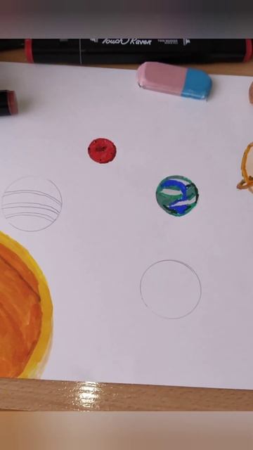 #shorts #рисунок #космос Рисую космос на день космонавтики. смотреть онлайн