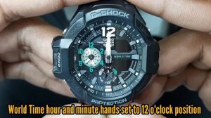 Casio G-Shock GA-1100 5441 Full Time Setting Tutorial | SolimBD | Watch Repair Channel