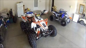 Yamaha YFZ 450 & Yamaha Raptor 250 Walk Around!