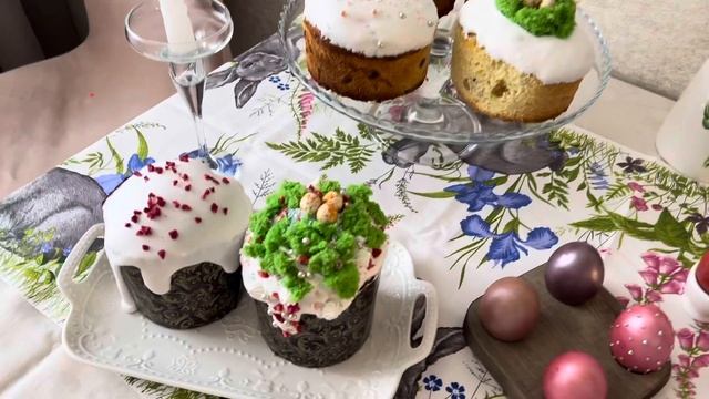 2 ДНЯ С НАМИ💛Отмечаем Пасху 🐣декор для куличей, красим яйца🥚мою духовку,борьба с жиром на кухне