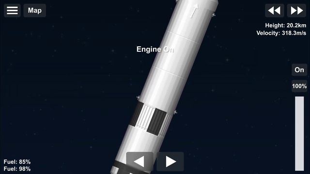 Saturn V to the Moon in SFS 1.5 (NO CHEATS) смотреть онлайн