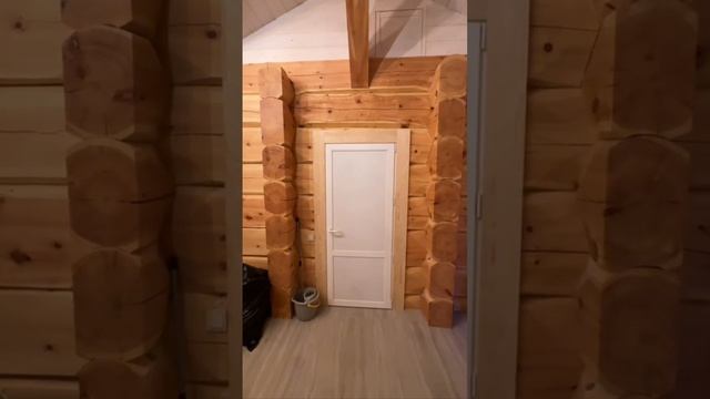Установка межкомнатных ПВХ дверей в деревянном доме