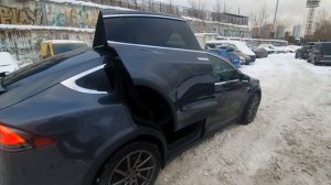 tesla model X после ремонта 3