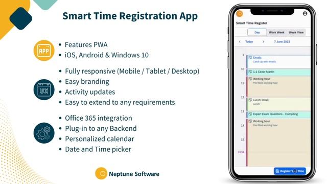 Smart Time Registration App - Quick Demo смотреть онлайн