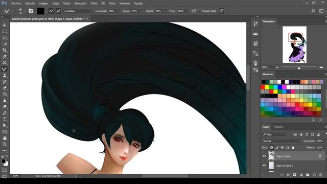 Sailor Pluto Speed Painting смотреть онлайн