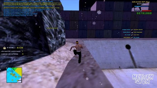 МОЙ ПЕРВЫЙ ЗИМНИЙ КАПТ В ЭТОМ ГОДУ - GTA SAMP + ЗИМНИЙ МОД смотреть онлайн