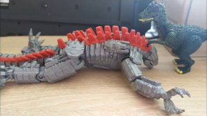 Меха Годзилла против 🗡️ трёх динозавров 🦖