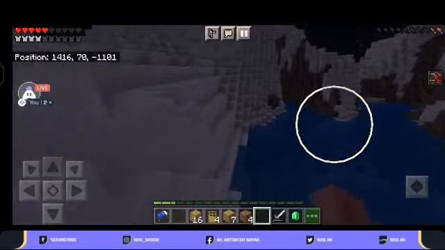 Rush to bamboo biome for infinite bamboo and panda |Minecraft Nxs Ak|🥀🥀