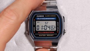 How To Set a Casio A168 (Time, Date, Day, Alarm) - Module 3298 Walkthrough