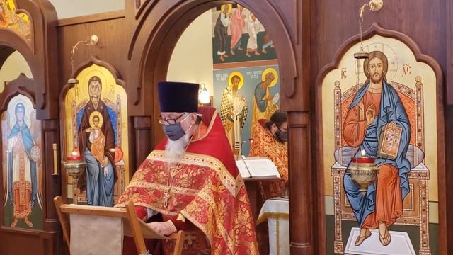 2021 pentecost 35th week; New Martyrs of Russia смотреть онлайн