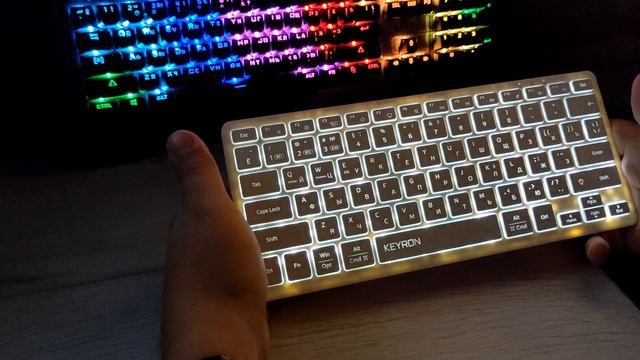 Краткий обзор беспроводной клавиатуры Keyron Grus смотреть онлайн