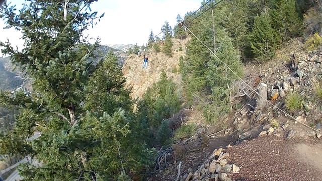 First Time Zipliner! | AVA Zipline Adventures Idaho Springs, CO смотреть онлайн