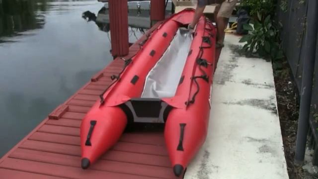 15' Inflatable KaBoat - Unboxing Saturn SK470 KaBoat смотреть онлайн