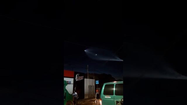 Prueba de cometa de USA visto en Tijuana BC