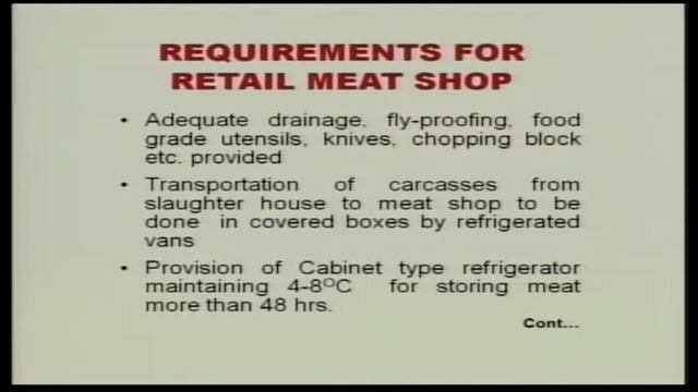 09 Safety and Quality Requirements for Meat and Meat Products