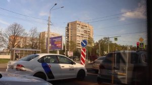 Проспект Космонавтов в Санкт-Петербурге - из окна троллейбуса №45