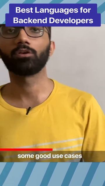 Best Programming Language For Backend Developers #shorts смотреть онлайн