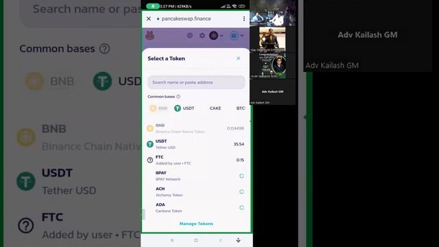 Fintoch || How to remove liquidity on pancake swap ||