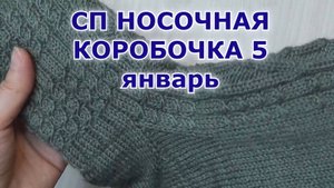 🧶🧦 СП "Носочная Коробочка 5 с Еленой Велиной" 🧶 отчёт январь 🧶🧦