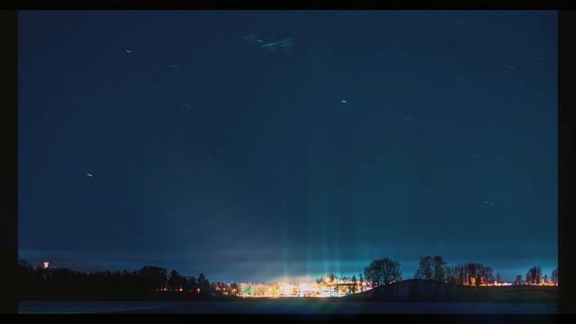 Звёздная ночь над городом смотреть онлайн