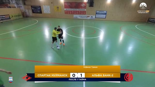 СпортмастерPRO-Городская лига. Мурманск. I Этап. 3 лига. Спартак Мурманск - Альфа Банк-2 смотреть онлайн