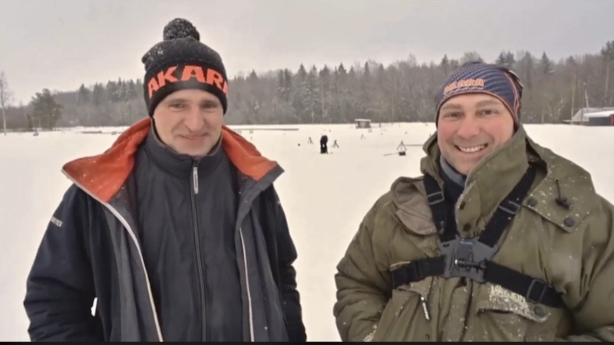 Ловля прудовой форели со льда. Кто поймает быстрее? смотреть онлайн