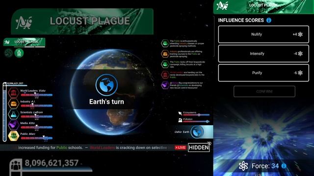 Gotta Drop that Population Stat [Project Planet - Earth vs Humanity]