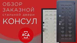 Заказная стальная дверь консул