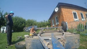 Замена ступицы и подшипника ступицы на ВАЗ 2108 на прицепе. Переделка прицепа под перевозку лодки .