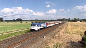 Kometa expres na EC 278 Metropolitan! Nová Ves u Kolína  31.7. 2022
