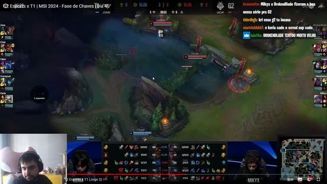 🚨 A G2 QUASE TIROU UMA MD5 da GRANDE T1! ELES TEM CHANCE de GANHAR ESSE MSI? TOCKERS REAGE e ANALIS смотреть онлайн