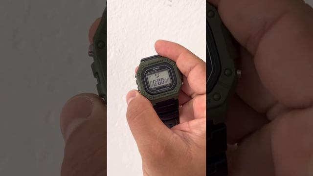 Relógio Casio W-218H Verde Militar смотреть онлайн
