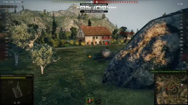 WoT #5 Pluton z Wojmarem :D Jego pierwszy zniszczony czołg ! :D I ban na godzinke :D смотреть онлайн