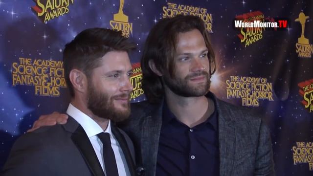Supernatural Jared Padalecki and Jensen Ackles 42nd Annual Saturn Awards Press Room смотреть онлайн