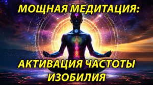 Медитация активации частоты изобилия. Трансмедитация от Владимира Горохова