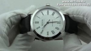 Обзор. Мужские наручные часы Epos 3411.131.20.28.25