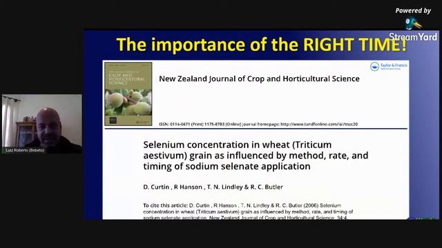 Selenium biofortification in grain crops in Brazil