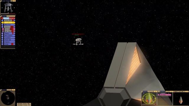 Star Trek: Bridge Commander - TOS Tholian Spinner WIP vs TOS Enterprise
