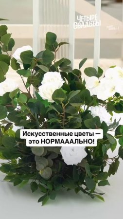 Нашёлся герой, который решил отстоять честь искусственных цветов! #ЧетыреСвадьбы — сегодня 19:00