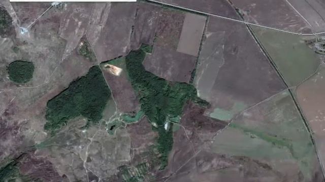 Разрушенная Степановка в 2014 м году. Вид из космоса смотреть онлайн