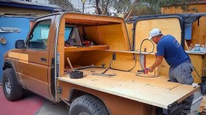 Мужчина построил расширяемый 4x4 грузовик-кемпер