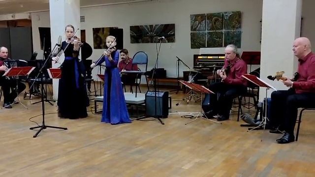 А. Вивальди. Концерт для двух скрипок ля минор, 1 ч. Е. Бокарева и П. Хрисанова. Преп. Прокопьева М.