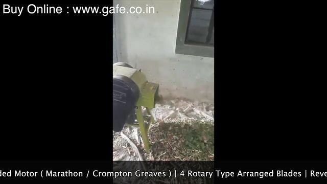 Comet Chetak Chaff Cutter | 2 HP Electric | www.gafe.co.in | Whatsapp +91 98250 87673