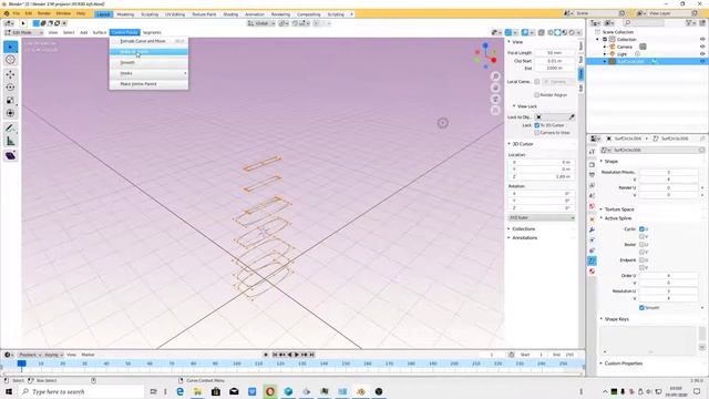 Blender 2.90 - Loft NURBS - create lofted shapes from NURBS Surfaces (2020) смотреть онлайн